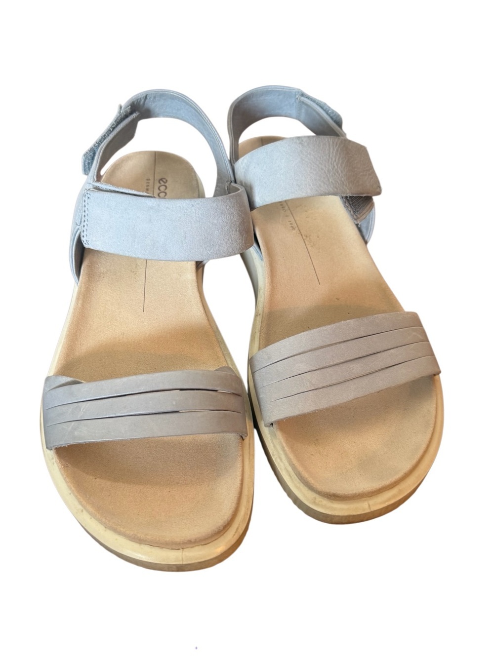 Ecco Flowt Women's Light Blue Open Toe Slingback Sandals - Size 9